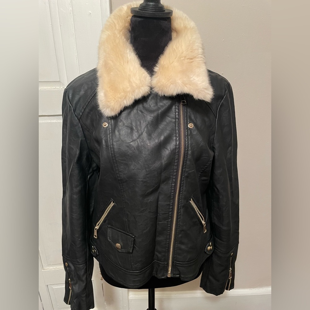 Black  faux jacket - Picture 12 of 12